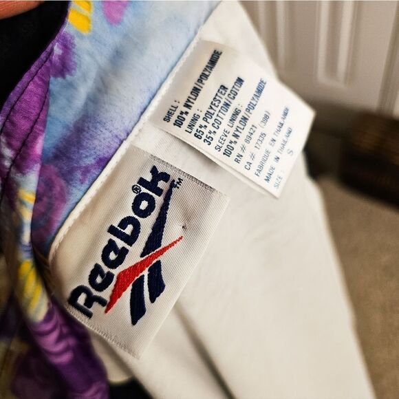 Reebok Vintage Retro Zip UP Windbreaker  Sz S Southwest Design Jacket - Picture 13 of 15